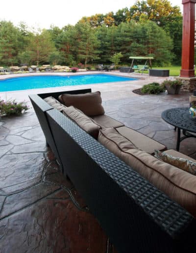 outdoor living space